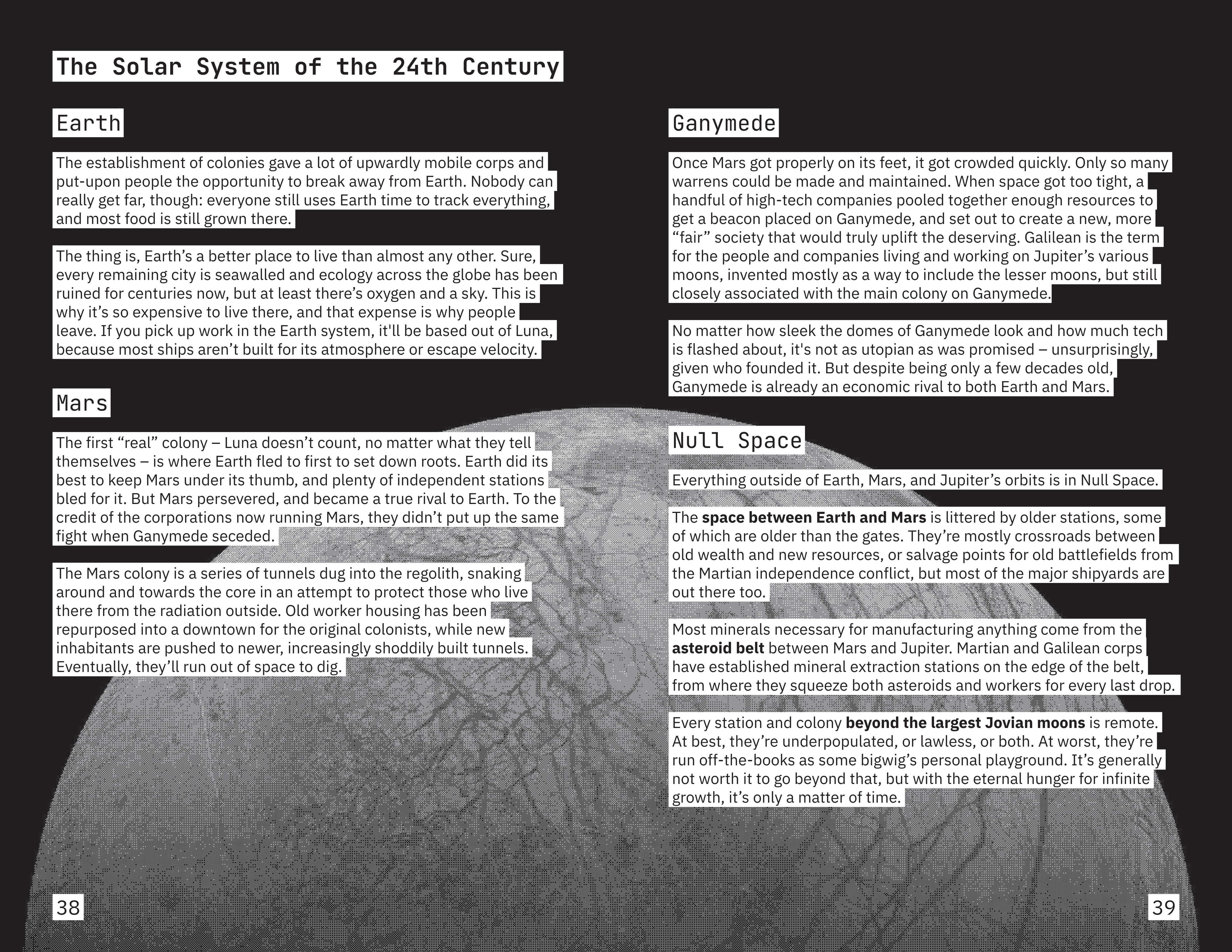 Null Space Setting Spread